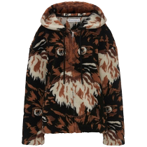 JW Anderson Womens Faux Fur Hooded Jacket FARFETCH
