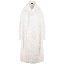 Comme Des Garcons Womens Distressed Lace Long Jacket FARFETCH