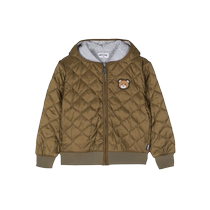 Moschino Childrens Teddy Bear Appliqué Quilted Jacket FARFETCH