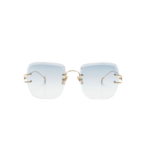 Ms. Eyepetizer Ms. Montaigne without frame sunglasses FARFETCH Fat Chic