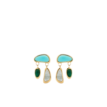 Missoma Womens Floating Gemstone Drop Earrings FARFETCH