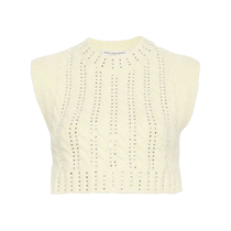 Philosophy Di Lorenzo Serafini Womens Crystal Knitted Top FARFETCH