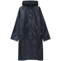 Final Sale] Anine Bing womens logo embroidered hooded raincoat FARFETCH