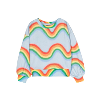 Molo childrens clothing Miki rainbow printed sweatshirt FARFETCH