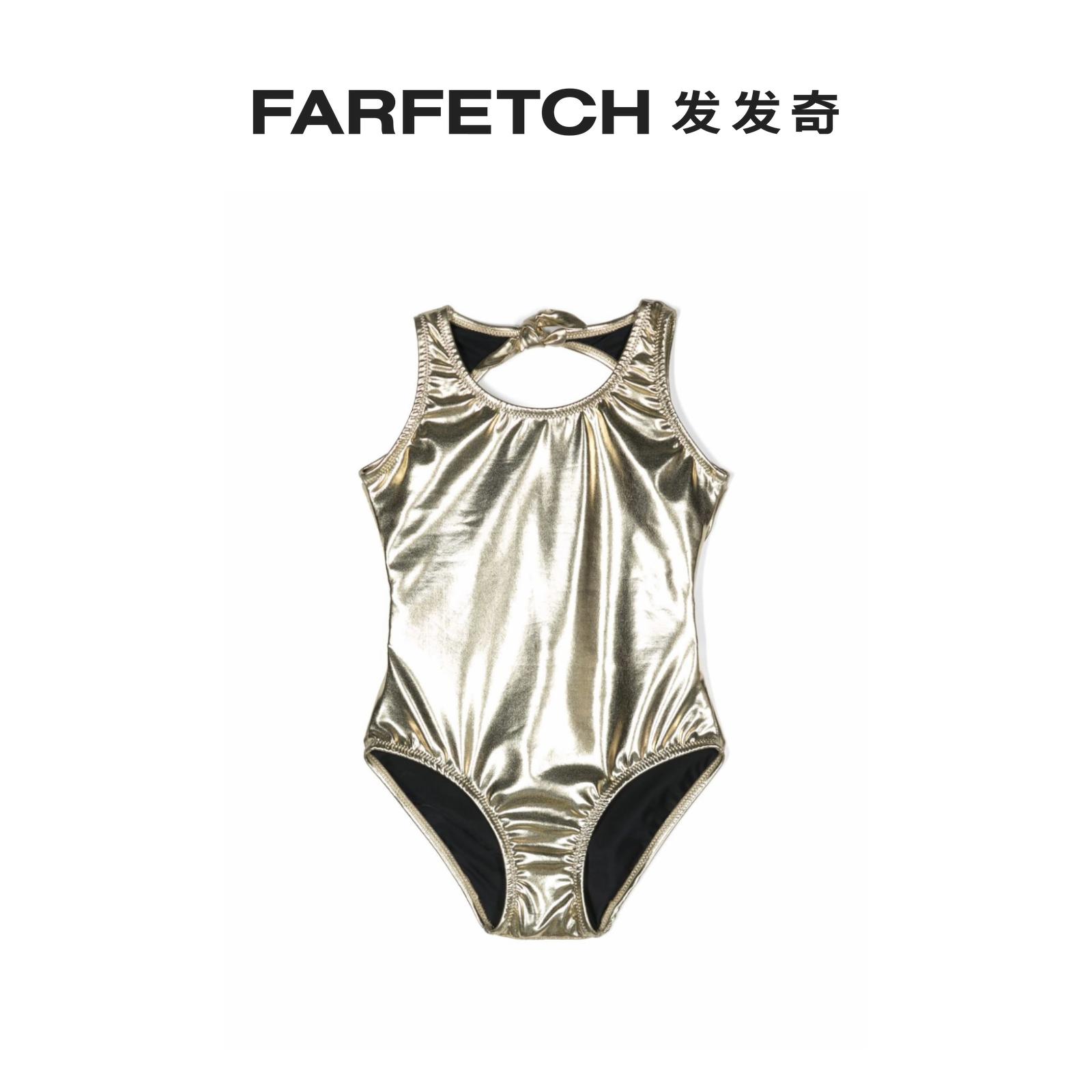 Andorine child clothing metal feeling effect one-piece swimsuit FARFETCH Fat Chic-Taobao