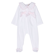 LA STUPENDERIA childlike butterfly knot details one-piece pyjamas FARFETCH Fat Chic