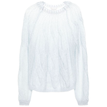 Forte Forte Womens Chunky Cable Knit Mohair Blend Sweater FARFETCH