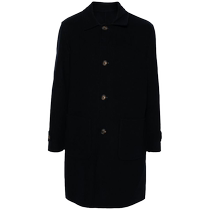 Eleventy mens single-breasted double-sided wool coat FARFETCH