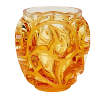 Lalique men and women universal Tourbillon crystal vase (13 cm) FARFETCH Fat Chic