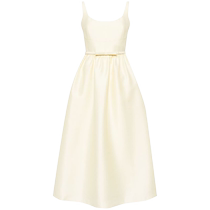 Self-Portrait womens scoop neck midi dress FARFETCH