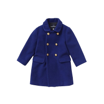 Familiar childrens double-breasted wool blend jacket FARFETCH