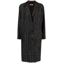 Final Sale]Missoni Womens Zigzag Pattern Single-breasted Jacket FARFETCH