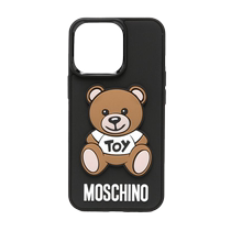Moschino Mens iPhone 13 Pro Teddy Bear Pattern Phone Case