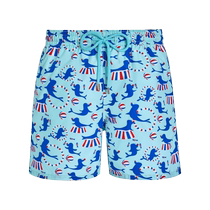 VILEBREQUEIN MEN SEAL PRINTED SWIMSUIT PANTS FARFETCH Hair Chili