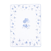 Monnalisa childrens clothing ocean theme printed stuffed blanket FARFETCH