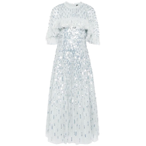 Needle Thread Womens Sequin Embellished Cape Dress FARFETCH