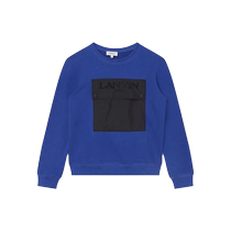 Lanvin childrens clothing logo embroidered cotton sweatshirt FARFETCH