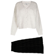 b ab ladies brushed effect pleated skirt suit suit FARFETCH