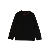 Final Sale]Emporio Armani Armani childrens jersey crew neck sweatshirt FARFETCH