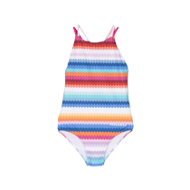 Missoni childrens Zigzag pattern printed one-piece swimsuit FARFETCH