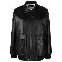 Dsquared2 Womens Zip Goat Leather Bomber Jacket FARFETCH