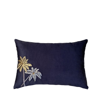 Les-Ottomans Unisex Palms Velvet Pillow FARFETCH