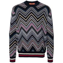 Missoni mens herringbone pattern knitted sweater FARFETCH