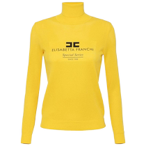 Elisabetta Franchi womens logo print turtleneck sweater FARFETCH