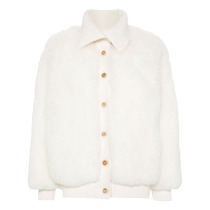 Fabiana Filippi womens knitted patchwork fur one-piece jacket FARFETCH