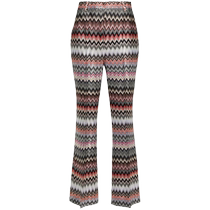 Ms. Missoni Z-shaped pattern Western pants FARFETCH Fat Chic