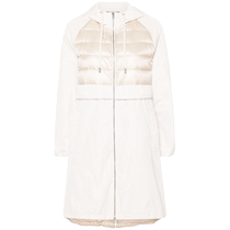 Ms Peserico Lady Pearl Decoration Details Quilted Splicing Coat FARFECH Hair Chic