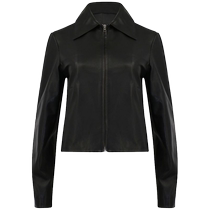 Vince Womens Zip Leather Jacket FARFETCH