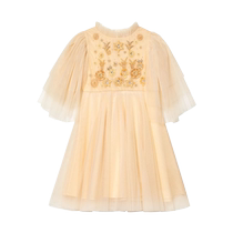 Vêtements enfant Tutu Du Monde Robe en tulle fleuri doré FARFETCH