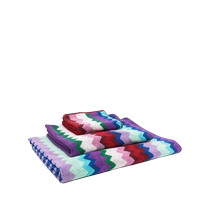 Missoni Home Unisex Zigzag Pattern Printed Cotton Towels (Three-Pack) Faqi