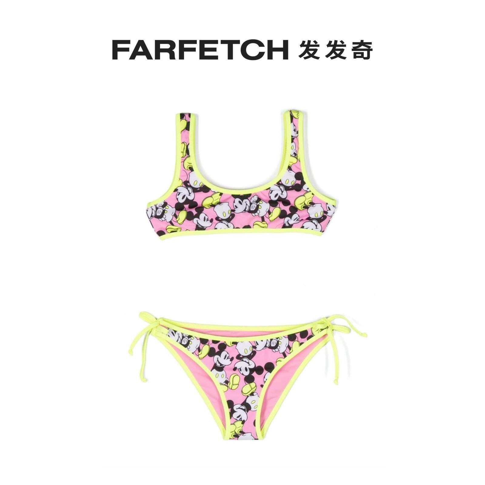 Mc2 Saint Barth children's clothing cartoon printed bikini suit FARFETCH hair chic
