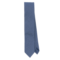 PAOLO PECORA childrens clothing chambray pointed tie FARFETCH