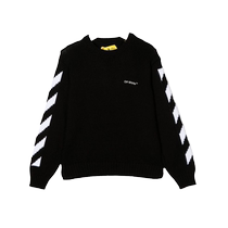 Final Sale]Off-White Kids childrens clothing Rubber Arrow crew neck sweatshirt FARFETCH