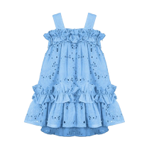 Lapin House childrens ruffled broderie embroidered dress FARFETCH