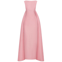 Oscar De La Renta Womens Draped Grosgrain Silk Gown FARFETCH