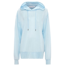 Final Sale] JW Anderson Womens Translucent Cotton Blend Hoodie FARFETCH
