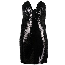 Genny womens sequin design off-shoulder dress FARFETCH