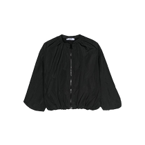 Msgm childrens clothing logo embroidered taffeta jacket FARFETCH