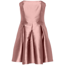 Alberta Ferretti Womens Off-Shoulder Satin Mini Dress FARFETCH