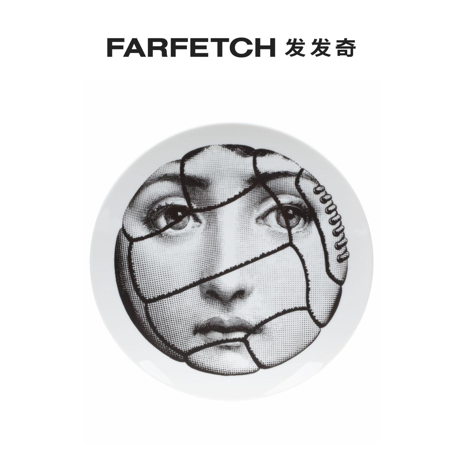 FORNASETTI football tattoox printed square porcelain disc Home Decorative Utensil-Taobao