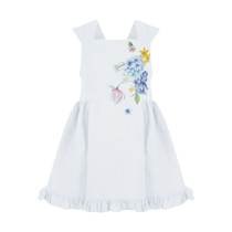 Robe enfant en lin à imprimé floral Lapin House FARFETCH