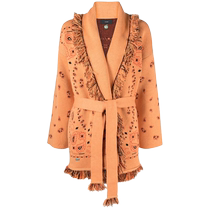Alanui Womens Hijab Jacquard Cashmere Cardigan FARFETCH