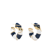 Shrimps Womens Sailor Hoop Earrings FARFETCH