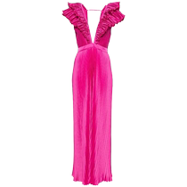 LIDÉE Womens Tuileries ruffled dress FARFETCH