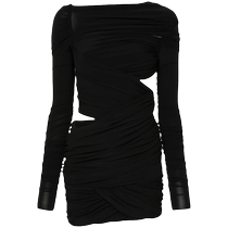 The Attico Womens Wrap Mini Dress FARFETCH
