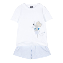 Il Gufo childrens pattern printed cotton shorts suit FARFETCH